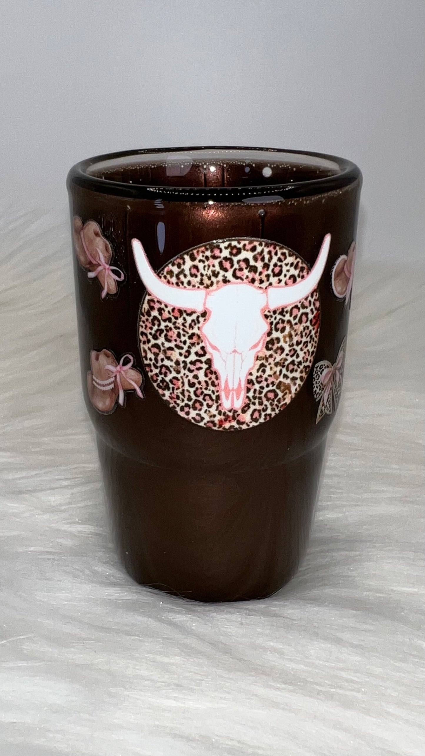 BUNDLE DEAL! Desierto Energy 3oz Snow Globe — 4shot glasses PLUS 4Matching Pens