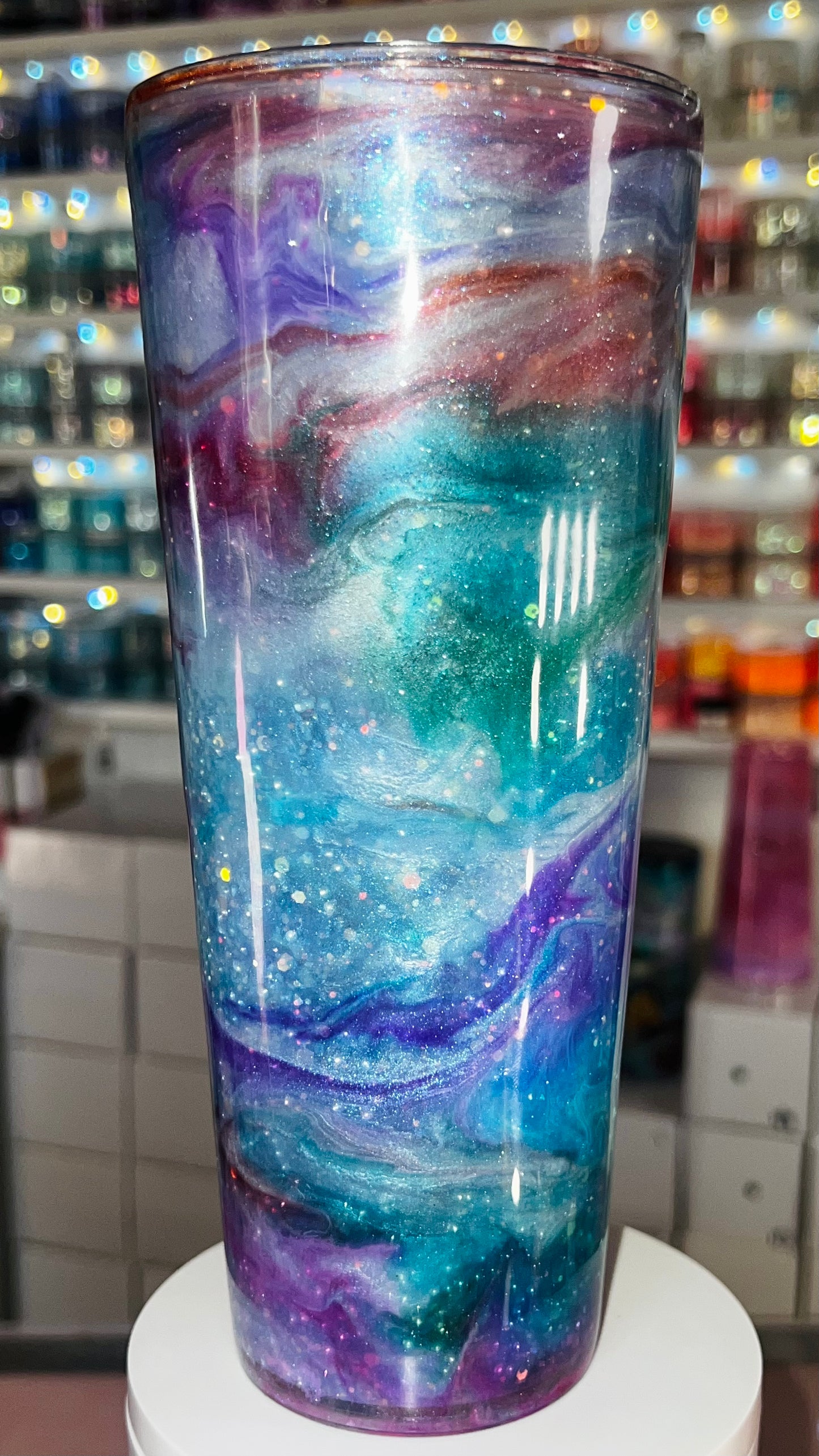 24oz Snow Globe Tumbler w/ INK Drop (customer chooses wrap)