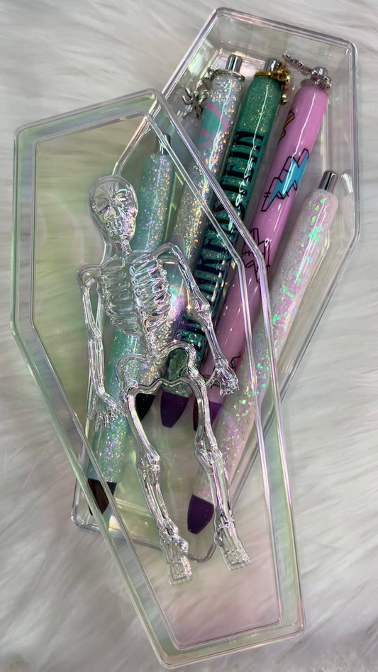 Packaging--💀 Iridescent Coffin Case