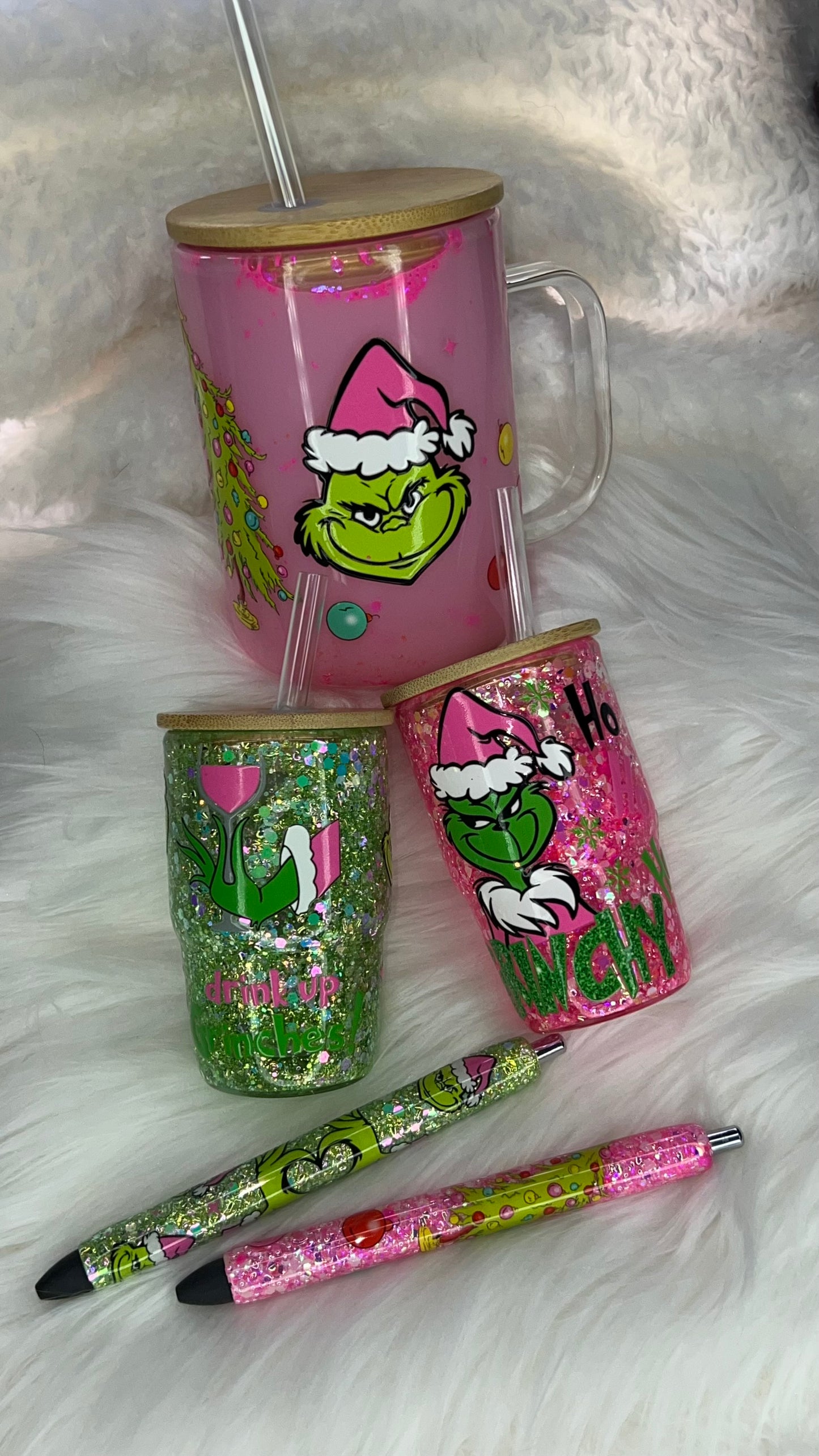 16oz Snow Globe -- Fake It ’Til You Make Merry