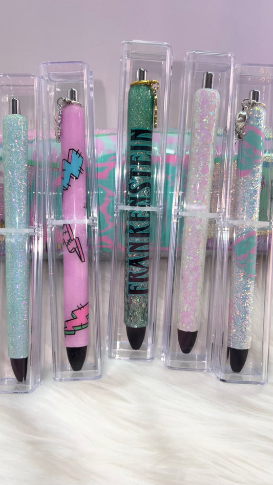 Acrylic Clear Individual Pen Case