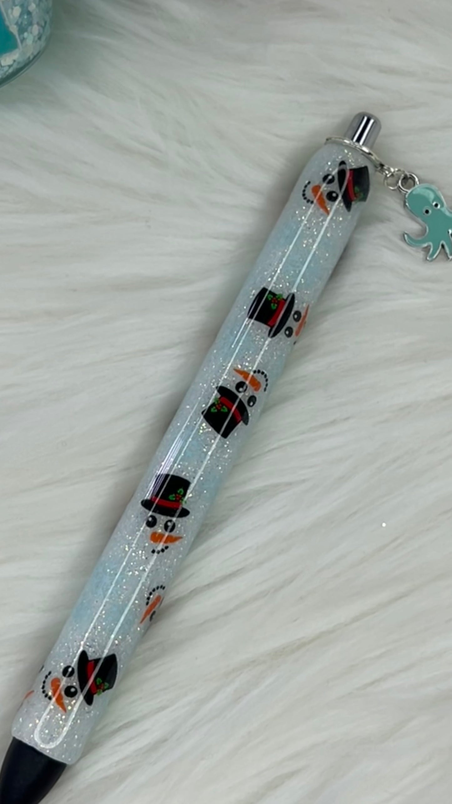 Frosty Sparkle Snowman (w/Charm)