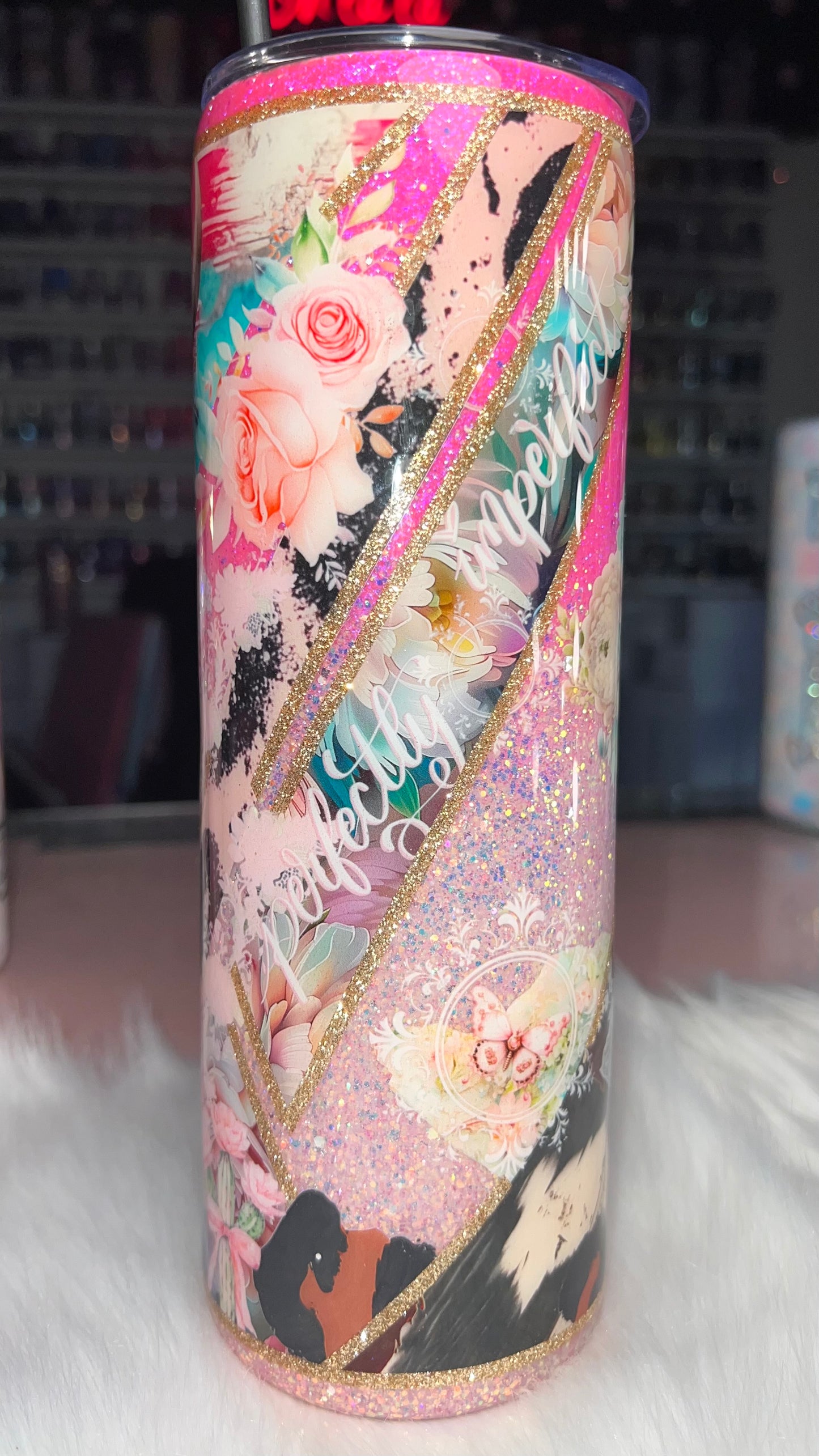 30oz Skinny Plump Tumbler-- Western Girly (Pre-Made)