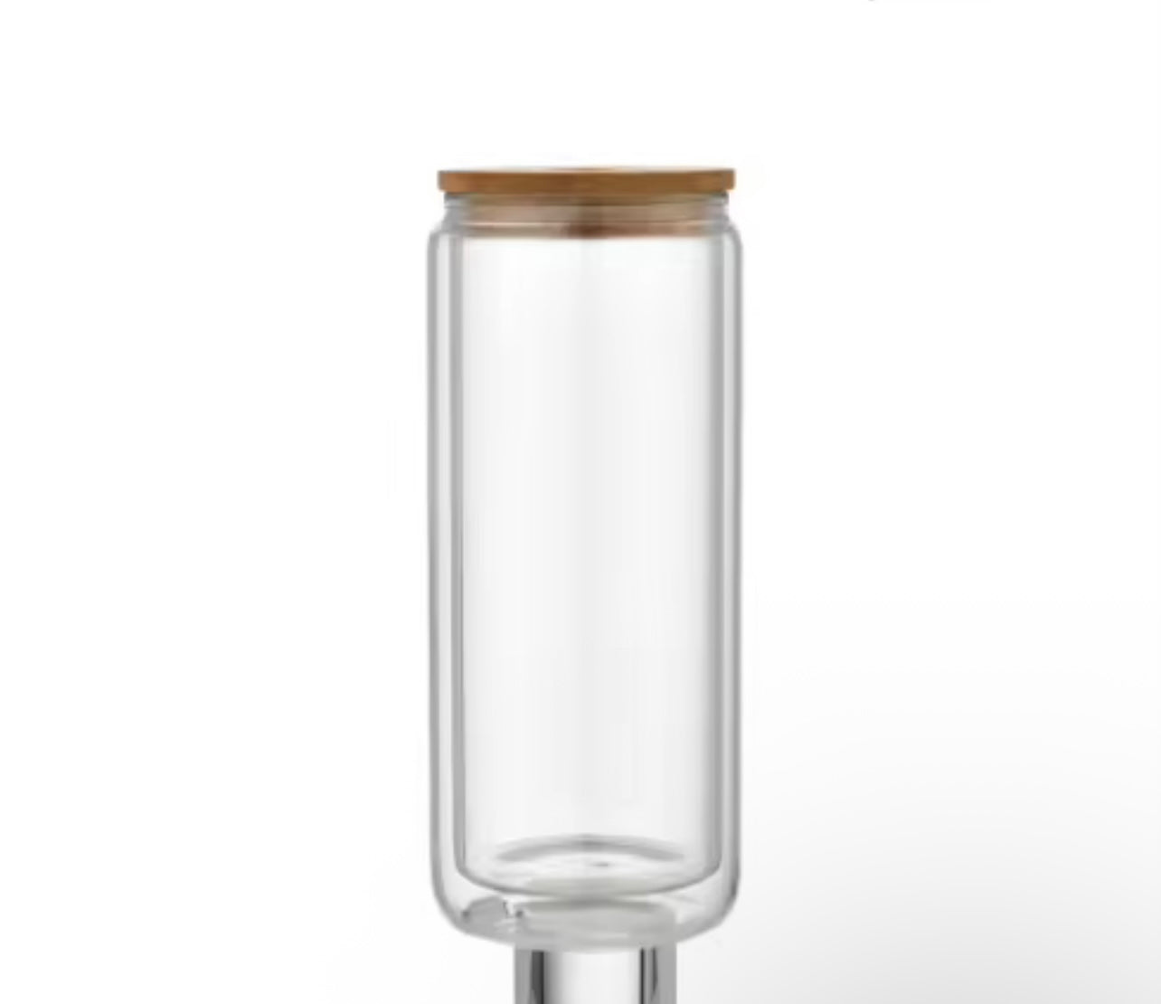 20oz Glass Snow Globe Tumbler