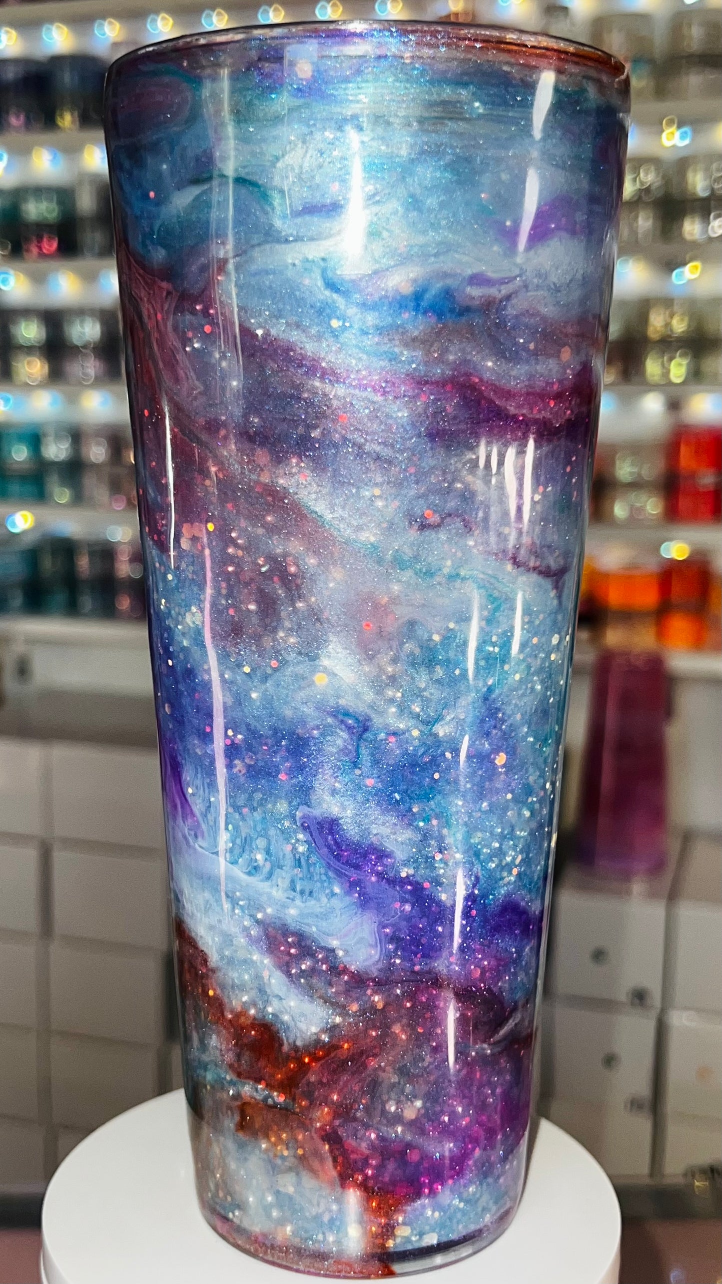 24oz Snow Globe Tumbler w/ INK Drop (customer chooses wrap)