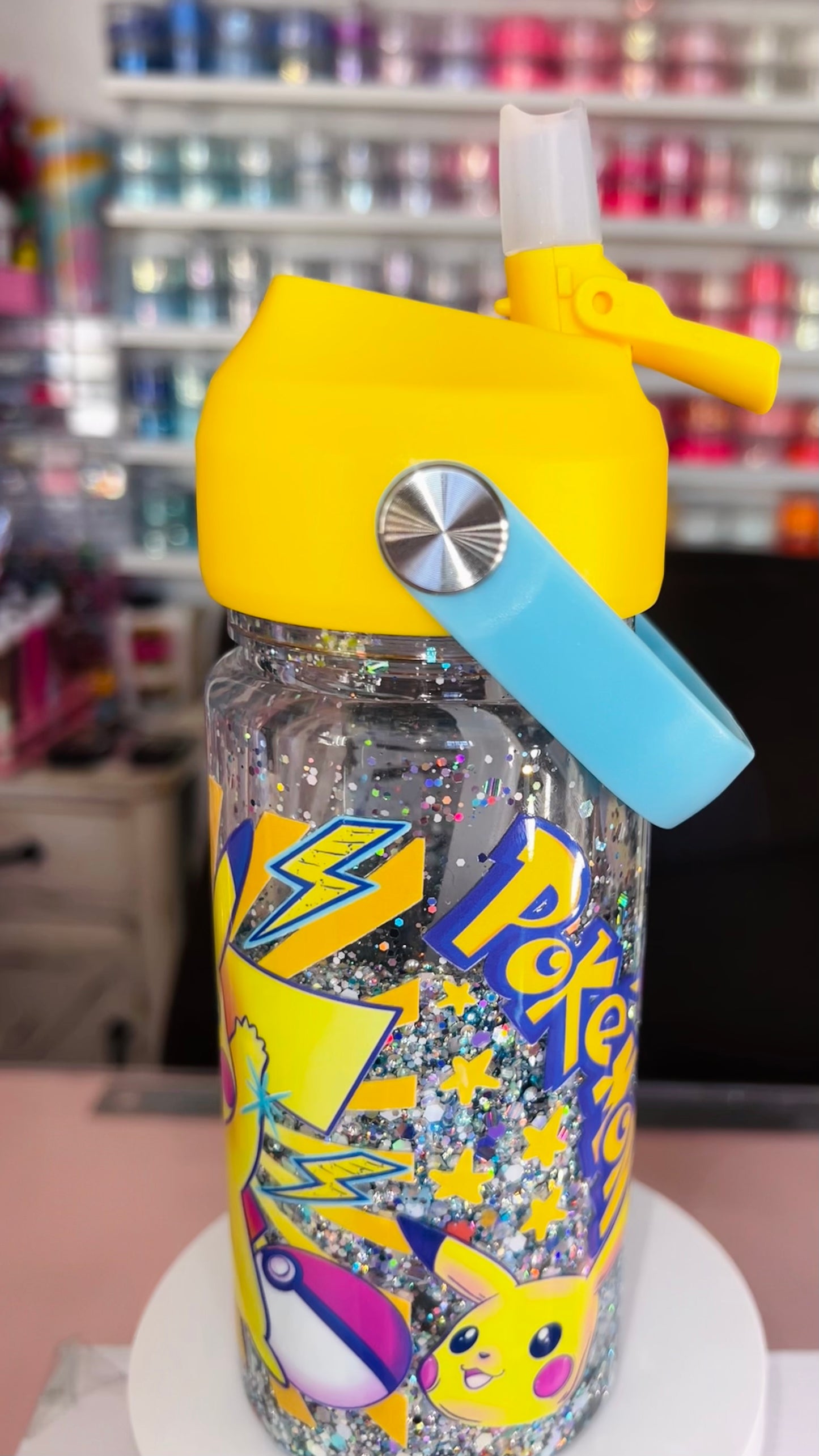 10oz Acrylic Snowglobe Tumbler for Kids