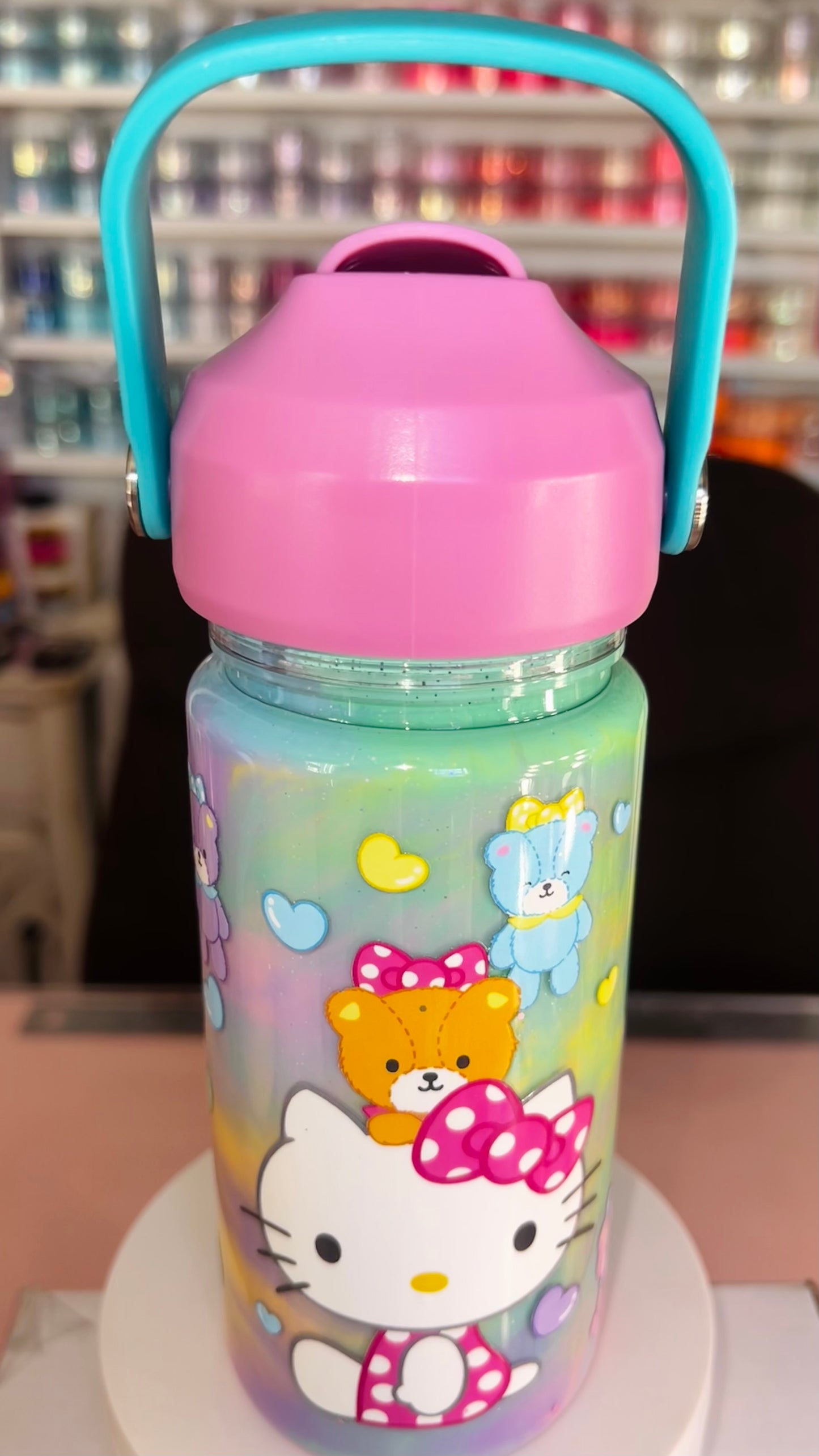 10oz Acrylic Snowglobe Tumbler for Kids
