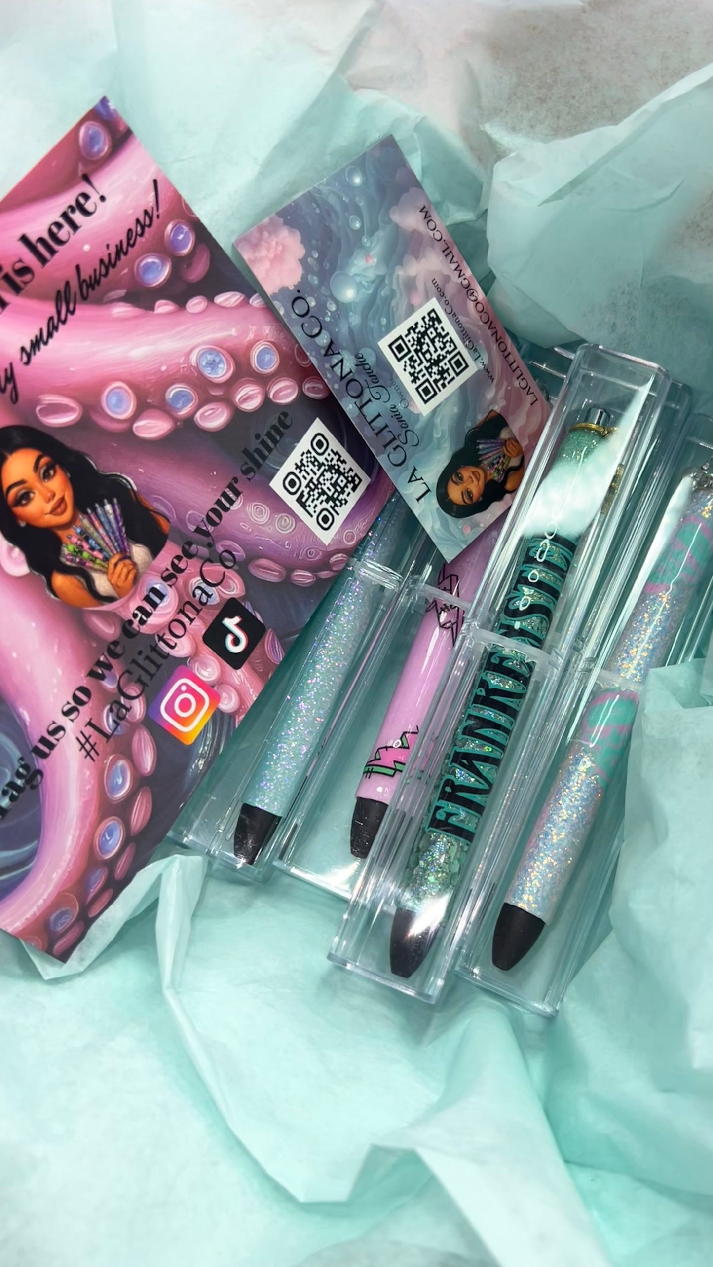 Acrylic Clear Individual Pen Case