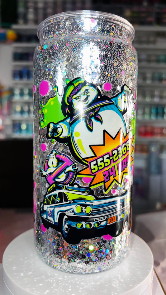 20 oz Acrylic Snow Globe Tumbler- Ghostbusters