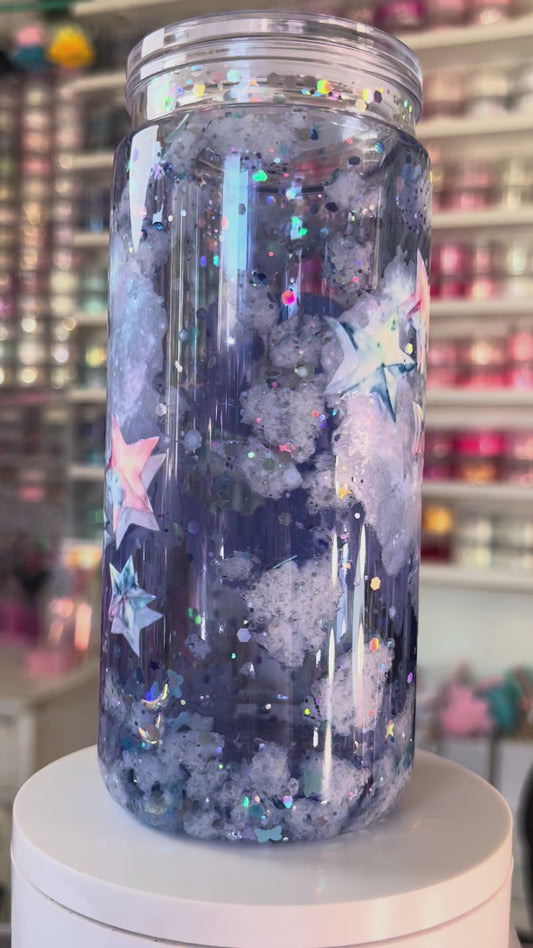 20oz Acrylic Snow Globe— Cloud